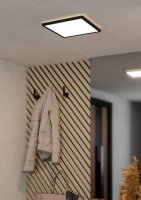 Stropní svítidlo MINERARIO LED 390X390 černá 20,4W IP54 EGLO 901575