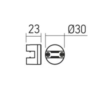 XROD END CAP BK