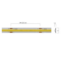 XSOLIS IP20 24V 12W/m 5m 8mm 512LED/m 30