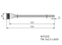 WT120Z TW-5x2.5-L600 PHILIPS 872016975516199