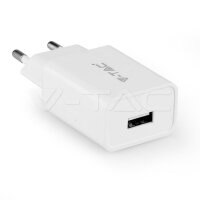 Charging Set With Travel Adapter Micro USB Cable White , VT-5371 V-TAC SKU8645