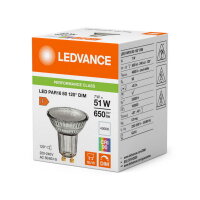 LED PAR1680120 DIM 7W 940 GU10 P   LEDV