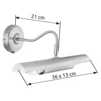 Nástěnné svítidlo PICTURE mosaz 2xE14, max. 40W 230V GLOBO 4405