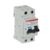 ABB DS201 M C40 F30 kombinace jistič/chránič 2P (1P+N) 40A 30mA C 10kA F