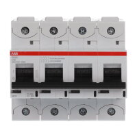 S804C-C40 jistič 4P char. C 40A s klecovou svorkou 25kA ABB 2CCS884001R0404
