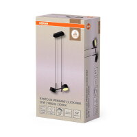 Decor Kyoto 2XPendant 20W930 CLICK DIM Black OSRAM 4058075846609
