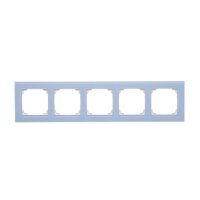 Rámeček 5 násobný, skleněný modré matné sklo KONTAKT SIMON TRN5/180