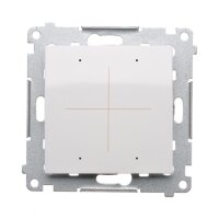 4-násobný spínač (strojek s krytem), bílá KONTAKT SIMON DEW4.01/11