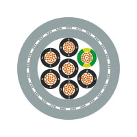 Ovládací kabel ÖLFLEX CLASSIC 400 CP 7G2,5 LAPP 1313407