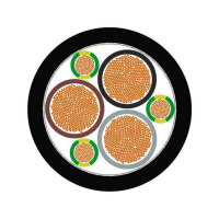 Připojovací motorový kabel ÖLFLEX SERVO 2XSLCH-JB 3X35+3G6 LAPP 1133521