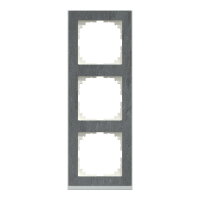 Krycí rámeček, Merten M-Pure Decor, trojnásobný, Slate SCHNEIDER MEG4030-3669