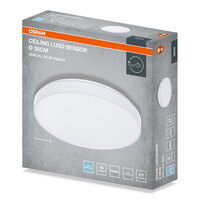 CEILING LUXO WHITE SENSOR ? 38 cm 24W 6500K IP20 WHITE OSRAM 4099854650574