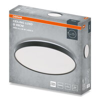CEILING LUXO BLACK ? 49 cm 36W 4000K IP20 BLACK OSRAM 4099854651397