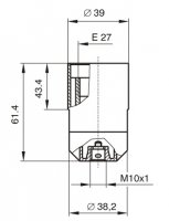 Plastová objímka E27 1351-13000E Emos A2930