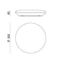 9171 - SWITCH PLAF.D300 18W IP54