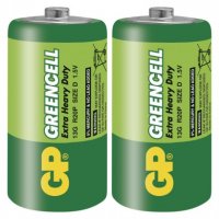 Zinková baterie GP Greencell D (R20) B1241