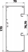 OBO 6279400 Parapetní kanál GA-A70170RW