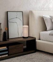 Stolní svítidlo FENIGLIA E27 černá/přírodní 1X40W EGLO 900861