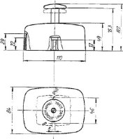 ABB 35363-10 Spínač trojpólový stiskací 25 A 400 V IP30 nástěnný černá