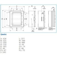 B04602 VTR 02 CIECO QUADRO IP65 425X325X180 IBOCO 04602