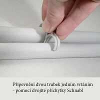 Příchytka pro dvě trubky 20-25 mm SCHNABL DSS 20-25