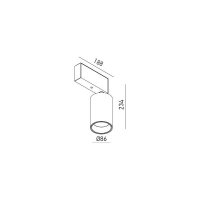 XTRIM M ADJ. DALI MINI PROJECTOR 36W 48V