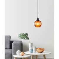 Závěsné svítidlo ZUMBA černá 1x25W E27 IP20 GLOBO 15638B
