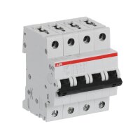 S204M-C40 4 fázový jistič 40 A char. C 10kA ABB 2CDS274001R0404