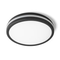 SONO 40 přisazená černá plast 230V LED 40W IP65 3000K 4000K 6000K RENDL R14300