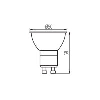 Světelný zdroj K LED GU10 7W-NW KANLUX 36335