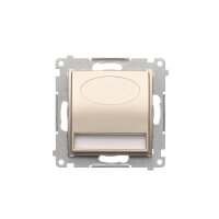 LED osvětlení (přístroj) 230V,1.1 W, 5900 K,zlatá matná, metalizované DOSA.01/44