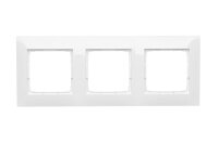 Rámeček 3-násobný Simon 54 Premium, pro sadrokartónové krabičky, IP20/IP44 bílá