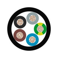 Připojovací kabel ÖLFLEX HEAT 180 H05SS-F EWKF 5G1,5 LAPP 00469113