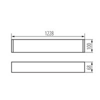 Liniové svítidlo pro T8 LED AMPLINE 4LED 2-120-W KANLUX 38239