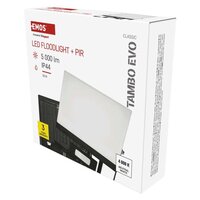 LED reflektor TAMBO EVO se senzorem pohybu, 50 W, 5000 lm, IP65, černý ZS2944