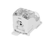 Blok pro rozdělení fází PDB 400 (PVB 250) 1pól. 400A 690V šedý/průhl. víko