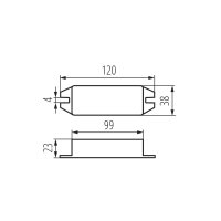 Kanlux 22141 CTRL 12/24V 10A MONO Řídící jednotka LED pásku