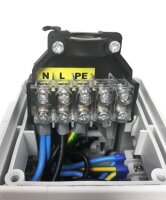 Zásuvkový závěsný box PowerBOX  IP44 5x230V FAMATEL pb150