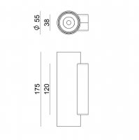 9397 - BIRBA GU10 APPL.BIEM BIANCO RAGGR