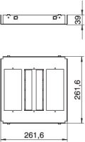 OBO 7407704 Modulární nosič MT250-3 3BSRKS