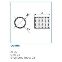 MFL25 spojka korug. trubek, d 25 mm, transparentní INSET 10656