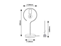 Rufin E27 1x 40W IP20 písková RABALUX 3220