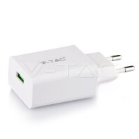 Fast Charging Set With Travel Adapter & Micro USB Cable White, VT-5381 SKU8641