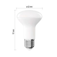 LED žárovka Classic R63 E27 7W (60W) 806 lm neutrální bílá EMOS ZQ7E43