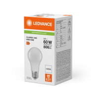 LEDVANCE LED CLASSIC A P 8.5W 840 Frosted E27