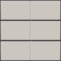 Středový kryt 6xbezpot.tlačítko 24V-LIGHT GREY NIKO 102-60050