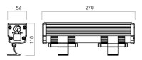 XFLOW S LINEAR FITTING 6W 220-240V AC 30