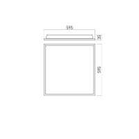 XPLANET REC. LED PANEL 36W 220-240V AC 4