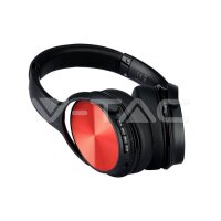 Bluetooth Wireless Headphone With Rotable Head 500mAh Red W/BAG VT-6322 SKU7729