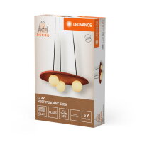 Závěsné svítidlo Decor Clay Nest Pendant 3XG9 Brown LEDVANCE 4058075841109